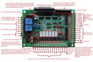 MACH3 V3.4 CNC 6-Achsen-Hochgeschwindigkeits-Optokoppler-CNC-Schnittstellenkarte mit 2-Kanal-Relaisausgängen - Product Image 5