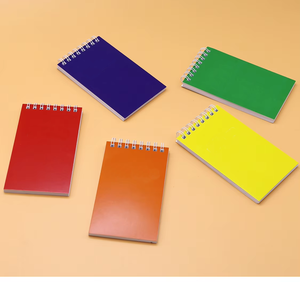 Benutzer definiertes Logo A7 Taschenbuch Top Size Spiral gebundenes Notizbuch Hardcover-Übungs heft Wärme bindung für den Schul gebrauch