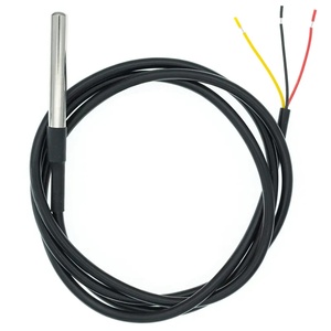 <strong>DS18B20</strong> <strong>Temperature</strong> <strong>Sensor</strong> Module Kit Waterproof 100CM Digital <strong>Sensor</strong> Cable Stainless Steel Probe Terminal Adapter - Product Image 2
