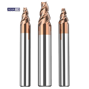 Özel konik kesici HRC70 2-4 flüt freze kesicisi katı karbür konik topu burun frezeler - Product Image 2