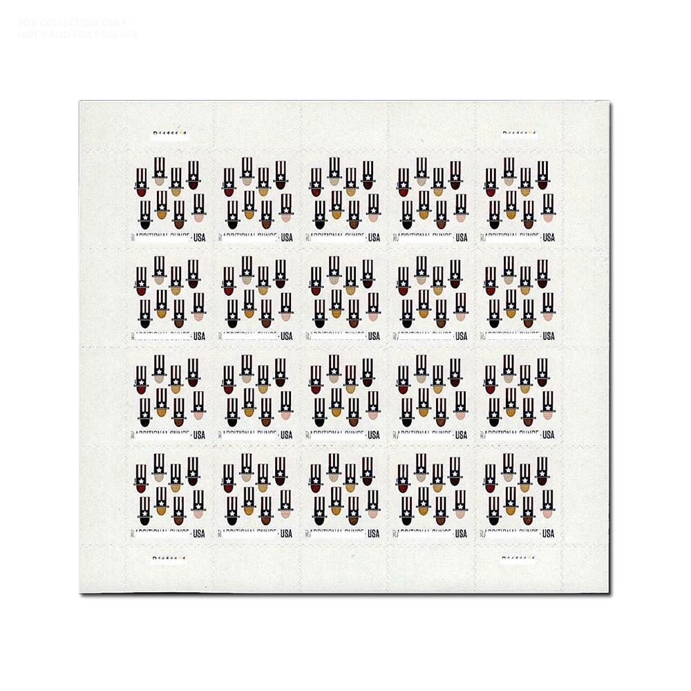 White Y118 2017 Uncle Sams Hat