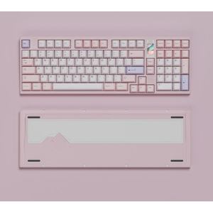 畅销商品QK100机械键盘2.4千兆赫无线98键带液晶显示屏的键盘 - Product Image 2
