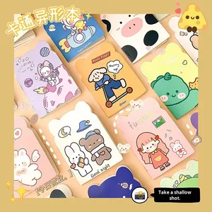 小尺寸可爱少女学生笔记本A6便携式口袋记事本热装订胶版纸封面学习日记使用 - Product Image 2
