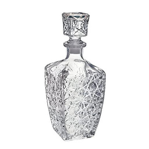 Wholesale 500ml 1000ml Vodka Whiskey Gin Rum Square Empty Glass Wine Decanter Liquor Glass Bottle for <strong>Gift</strong>