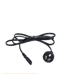 สายไฟสําหรับอะแดปเตอร์ AC ญี่ปุ่น 2 ง่ามปลั๊ก IEC C7 สายไฟ 7A 125V ~ 0.2 m 1 m 2 m ความยาวที่กําหนดเองใบรับรอง PSE - Product Image 2