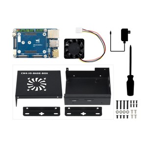 Мини-компьютер на базе вычислительного модуля Raspberry Pi 4 (не входит в комплект), Mini IO Board Lite Ver, металлический корпус, с охлаждающим вентилятором - Product Image 6