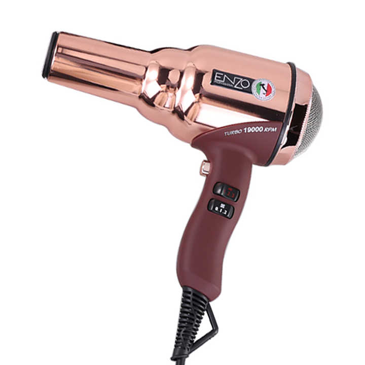 ENZO EN-8228 Pink Fast Drying Hotel Portable High Speed Negative Ion Professional Salon Stainless Steel Home Hair Dryer Machine