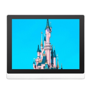 壁挂式平板液晶显示器VGA DVI输入12英寸电容式触摸屏显示器 - Product Image 1