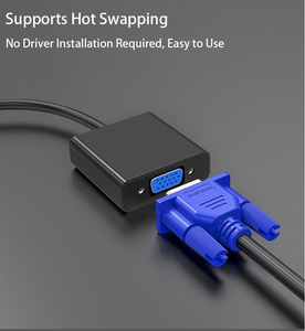DPTOVGAアダプターThunderboltインターフェースノートブックグラフィックカードディスプレイポートVGAメスをモニターする - Product Image 6