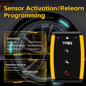 Sensore programmabile universale TPMS per tutti i veicoli personalizzabile sistema di monitoraggio della pressione dei pneumatici con APP