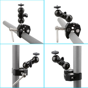 HOSHIマジック摩擦アームマウントカメラクランプボールヘッドスーパーカニクランプDJI RoninジンバルDSLR液晶モニター用 - Product Image 6