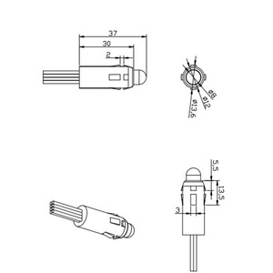 Factory Direct 12mm IP68 adressierbar Voll farbiges RGB-Werbe signal licht LED Pixel licht ws2811 12mm 5V