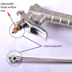 Pneumatic Blow Long Nozzle Dust Blower Hand Held Pneumatic Cleaning Tool <strong>Computer</strong> <strong>Case</strong> Engine Cleaner Dust Blowing Tool - Product Image 6