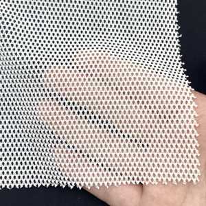 Tessuto a rete in maglia spandex in poliestere traspirante per maglietta sportiva giacca ad asciugatura rapida con motivo a maglia per ragazze