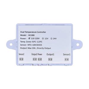 Dual Digital Thermostat <strong>Temperature</strong> <strong>Controller</strong> <strong>Two</strong> Relay Output Thermoregulator for incubator Heating Cooling XK-W1088 - Product Image 3