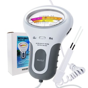 2 in 1 PH klor ölçer cihazı PC102 PH test cihazı klor su kalitesi test cihazı araçları havuz akvaryum için taşınabilir - Product Image 1