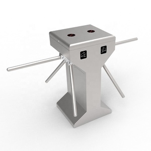 Cancello a treppiede per controllo accessi con gettoniera a prezzo diretto di fabbrica tornello a treppiede verticale a mezza altezza in acciaio inossidabile 304 - Product Image 3