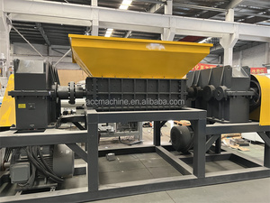 <strong>Recycle</strong> Machine Twin Shaft Shredder for Plastic Metal Fiber Glass Wood 37 kw <strong>Big</strong> Shredder Machine/ Automatic Shredding Machine - Product Image 6