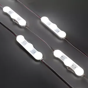 ไฟ LED 3โมดูลไฟ LED 12V24V DC 1.5W 20ชิ้นต่อสตริงสำหรับโฆษณา Lightbox ไฟ LED โมดูล LED