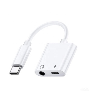 USB C到耳机插孔适配器，带3.5毫米立体声辅助音频和C型充电器转换器耳机适配器 - Product Image 2