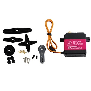 Stemedu 180 derece su geçirmez direksiyon Servo DS3225 25KG Metal dişli dijital Servo Motor için 1/8 1/10 RC araba - Product Image 3