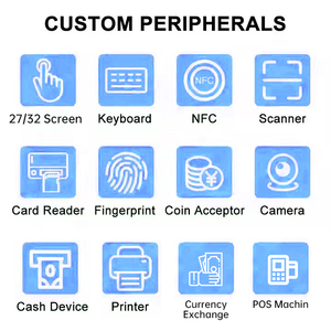 Kiosco DE SERVICIO DE autoimpresora táctil de 27 pulgadas, sistema POS, aceptador de monedas en efectivo, quiosco de pago, escáner de código QR para estacionamiento en aeropuerto - Product Image 4