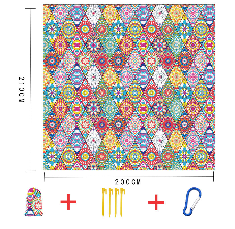 Motif ethnique en losanges
