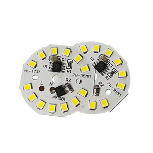 2 yıl garanti yüksek kalite 90lm/W 7W ac dob led modülü AC220V ampul ışık pcb ile sürücüsüz led fikstür için - Product Image 1