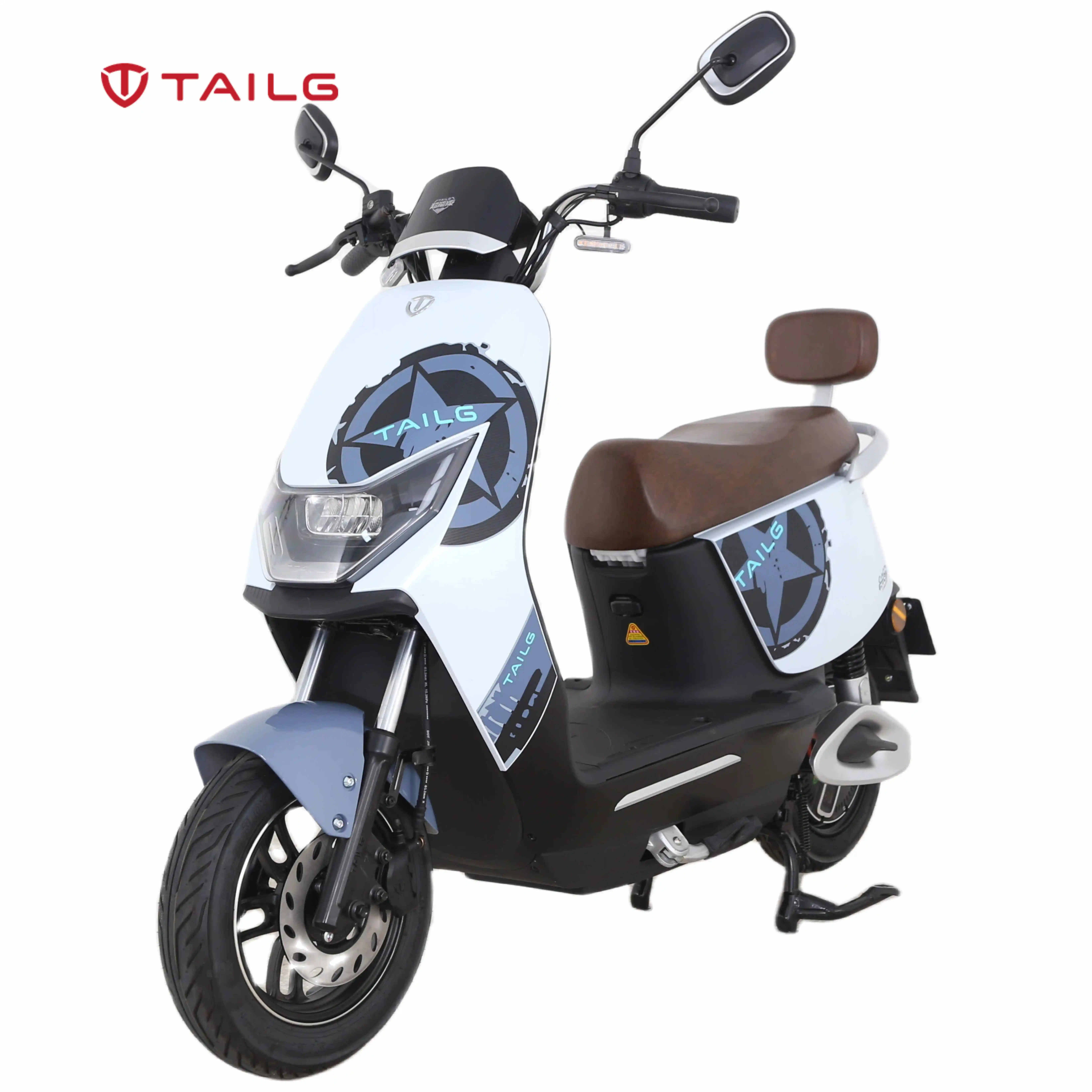 TAILG Cheap Factory Price 75KM Long Range 250CC In China E Moped Vespa Electric Motorcycle Adult For Sale