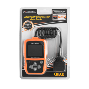 Factory Directly Sell FOXWELL NT204 Easily Solve the Vehicle Obd2/EOBD Fault Car <strong>Code</strong> Reader <strong>Scan</strong> <strong>Tools</strong> with Cheap Price - Product Image 5