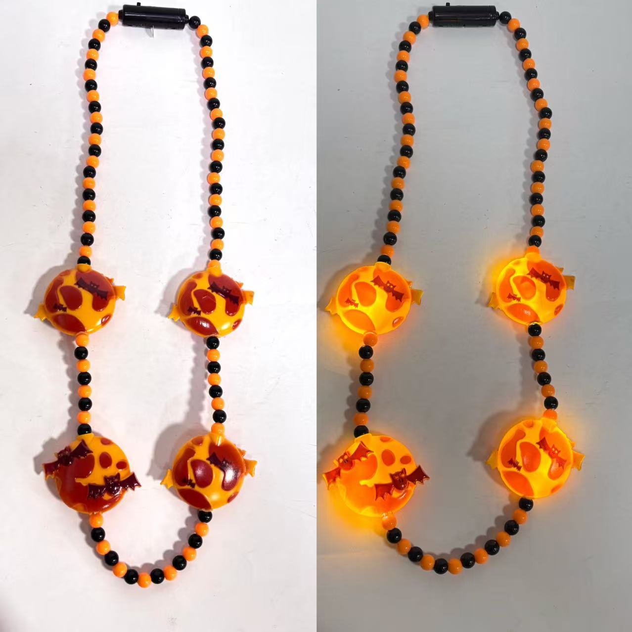 Orange and black