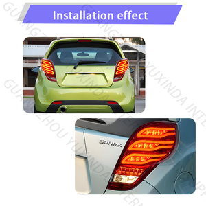 ไฟท้ายรถดัดแปลงสำหรับ Chevrolet Spark 2010-2017ไฟท้าย LED DRL สัญญาณเบรกแบบไดนามิก - Product Image 3