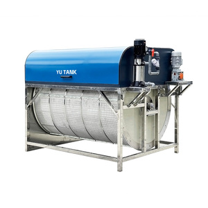 Stainless Steel 316L Backwash <strong>Vacuum</strong> <strong>Filter</strong> 316 Aquaculture Backwash <strong>Filter</strong> Pond <strong>Drum</strong> <strong>Filter</strong> for RAS Farm Fish Equipment