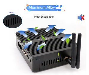 Dual Lan Mini Fanless Pc Quad Core Cele J1900 Dual LAN Win7/8/10/Linux OS Desktop Mini Pc - Product Image 3