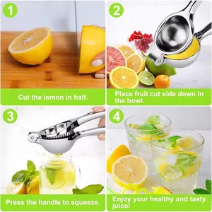 Toptan mutfak alet meyve araçları manuel el paslanmaz çelik limon Zester narenciye sıkacağı limon sıkacağı manuel narenciye basın - Product Image 4