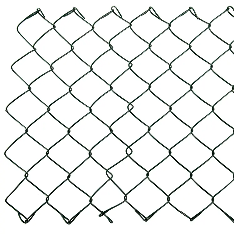 Leadwalking High Security 8 Foot Galvanized PVC Coat Chain Link Fence with Barbed Razor Wire