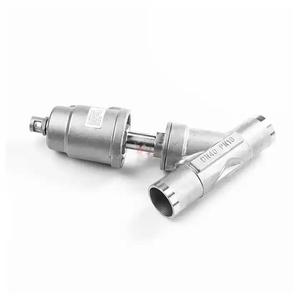 1/2英寸双向气动焊接角座阀Y型304不锈钢16巴气体角座阀 - Product Image 4