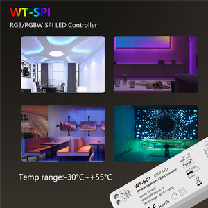 WT-SPI COXO программируемый с дистанционным управлением ws2812b flexi вид сбоку ws2811 с пультом дистанционного управления 5-24 В RGB RGBW ходовые фары - Product Image 3