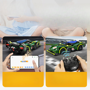 Cada C51303/C51308 notte Valkyries ali auto sportive puzzle di programmazione telecomando giocattolo regalo ragazzo 388 pezzi set di blocchi di costruzione - Product Image 3