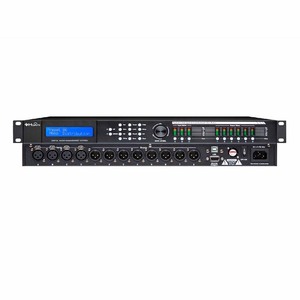 Sistema de sonido profesional, procesador de audio digital DSP, 4 entradas y 8 salidas