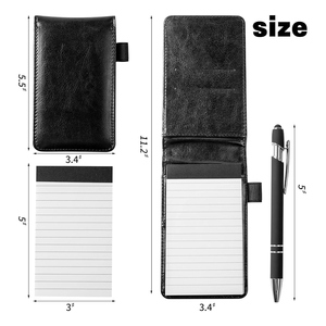 Juego de soporte para cuadernos de tamaño pequeño, notas adhesivas personalizadas, cuaderno de bolsillo con bolígrafo, calendario de mesa, Bloc de notas impermeable - Product Image 6