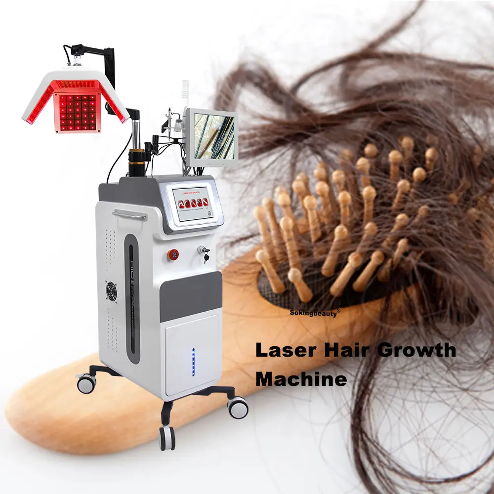 Professional hair growth machine 650nm laser hair restoration growth anti-hair loss machine