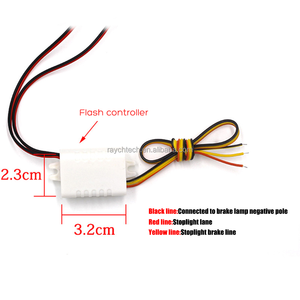 3 LED DRL אמבולנס אור 12V Fso אוטומטי Strobe אזהרת מנורת אלחוטי מרחוק רכב משאית אור מהבהב כבאים led