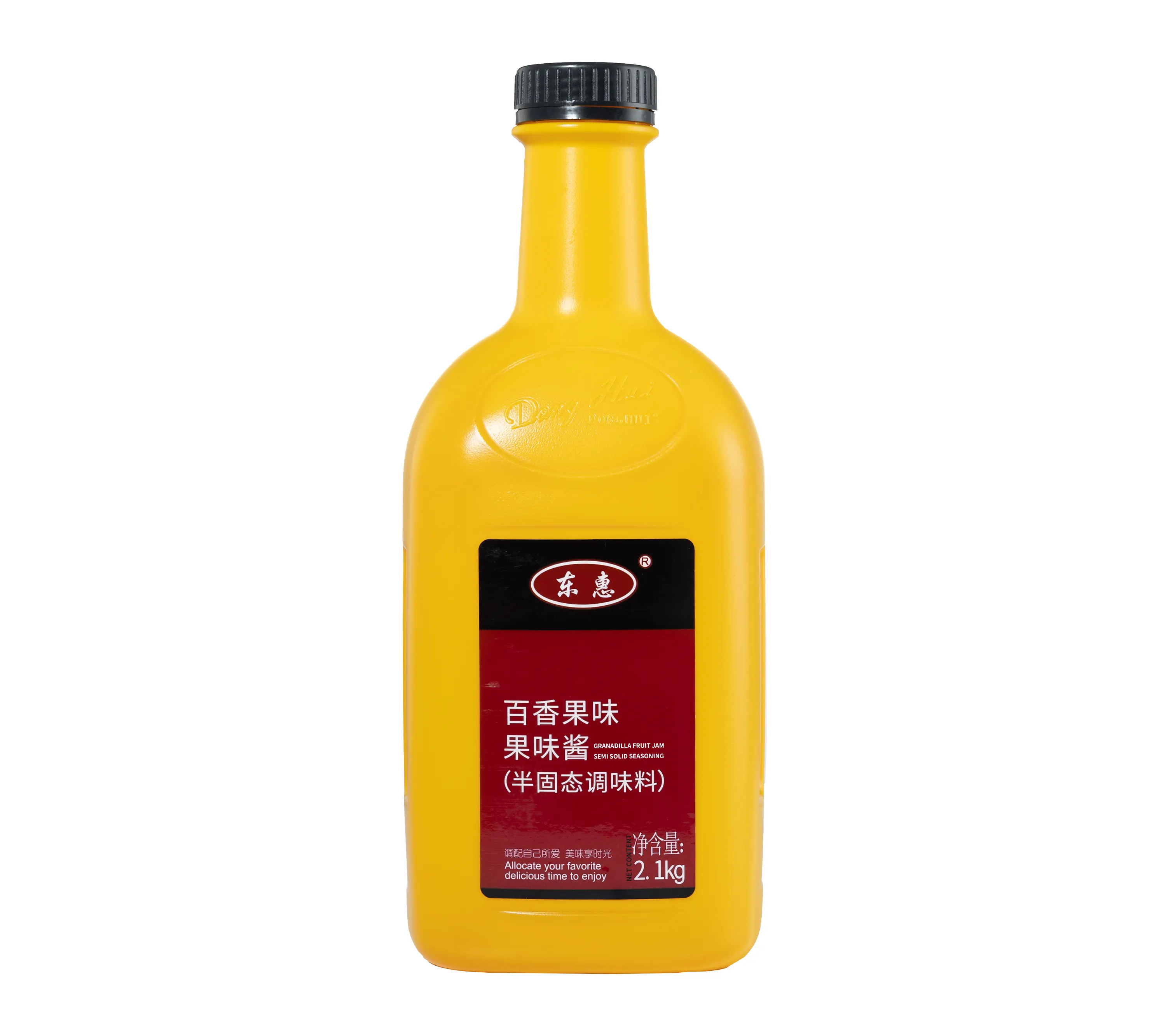 Donghui concentrado pulpa gruesa 2,1 kg maracuyá piña bebida fresa mango sauce naranja salsa materia prima al por mayor