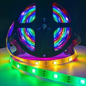 5 В 5050 Светодиодная Rgb-лента, 30 светодиодов, гибкая Адресуемая смарт-лента, световая матрица, волшебный пиксель, Светодиодная лента Ws2812 - Product Image 3