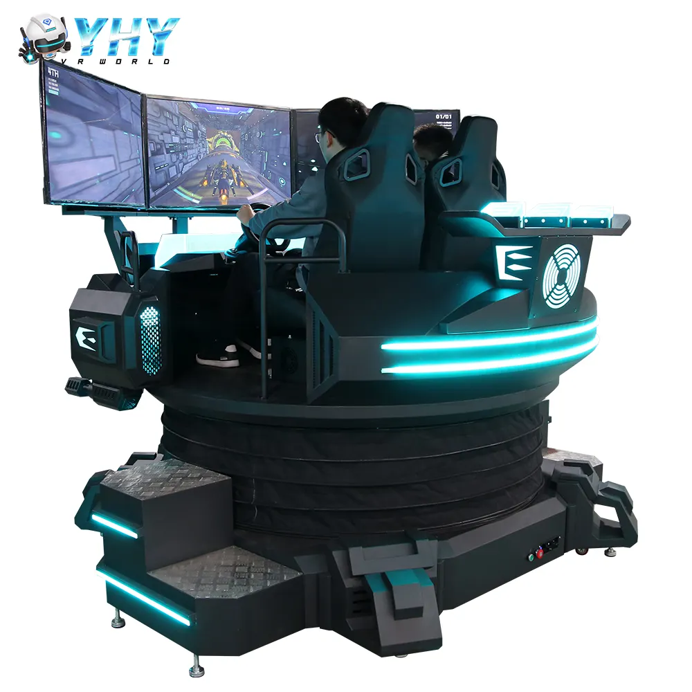 YHY VR 최고 모는 장비 동전 지원 좌석 조정가능한 F 1 차 경주 가장 게임