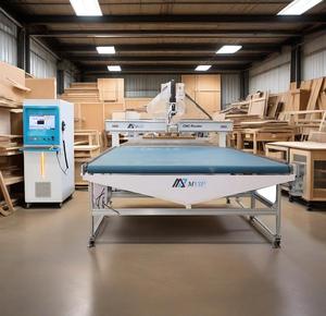 3 ejes de carga y descarga automática de carpintería ATC CNC Router Sierra de cinta y máquina perforadora Personalizable Venta directa de fábrica - Product Image 1