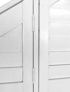 Yaşam alanı yüksek kaliteli PVC bitmiş iç pencere kepenkleri Modern plastik plantasyon Hurricane kasırga kepenkleri doğrudan - Product Image 3