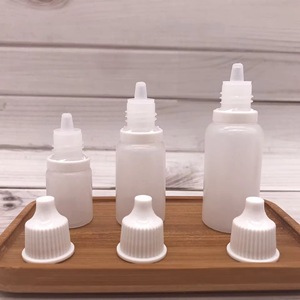 白色透明低密度聚乙烯挤出塑料滴管瓶5毫升和10毫升滴眼瓶篡改密封螺帽 - Product Image 5