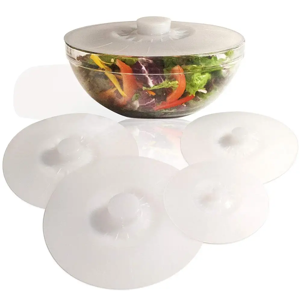 Accessorio da cucina coperchio di silicone alimentare e bowl covers, durevole del silicone coperchio della tazza di caffè, come si è visto in TV in silicone stretch coperchio